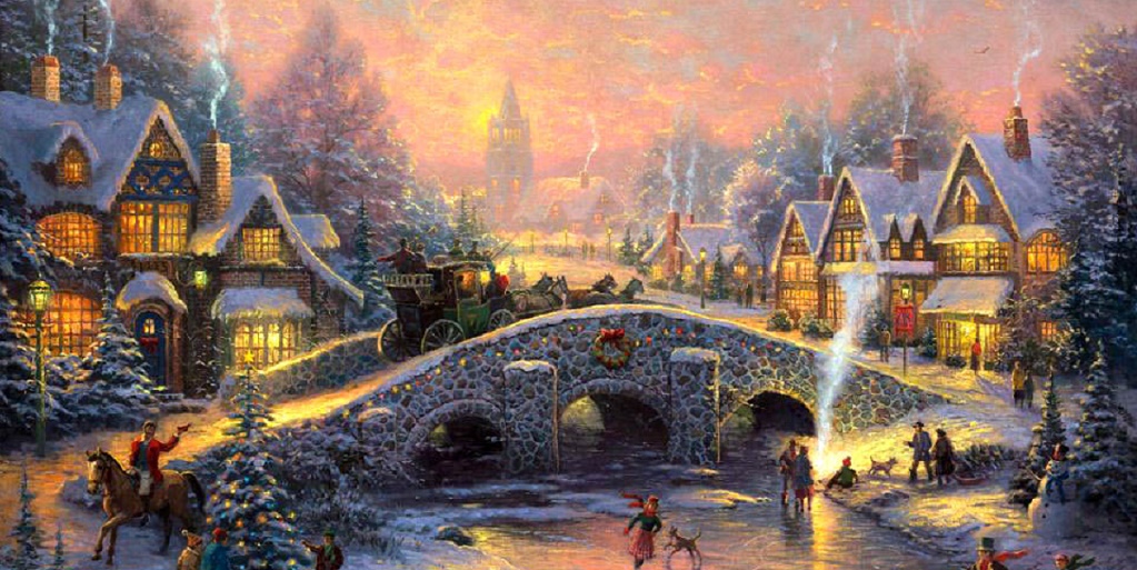 Thomas Kinkades Christmas Of Lights At The Smoky Mountain Palace In.