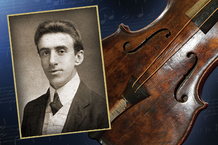 First Public Display of Bandmaster Wallace Hartley's  RMS Titanic Violin