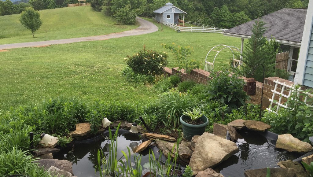 garden at Blue Mountain Mist Inn and Cottages