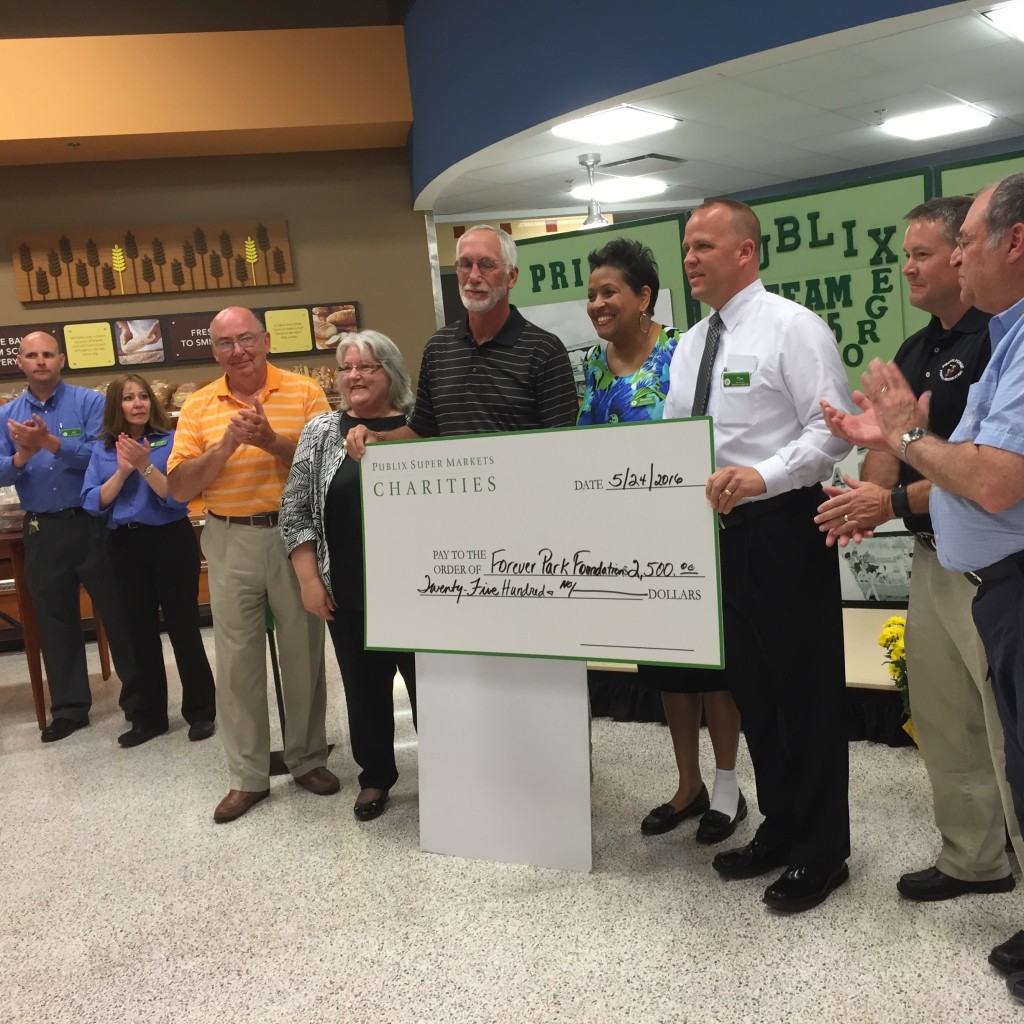 Publix donates to the Forever Parks Foundation