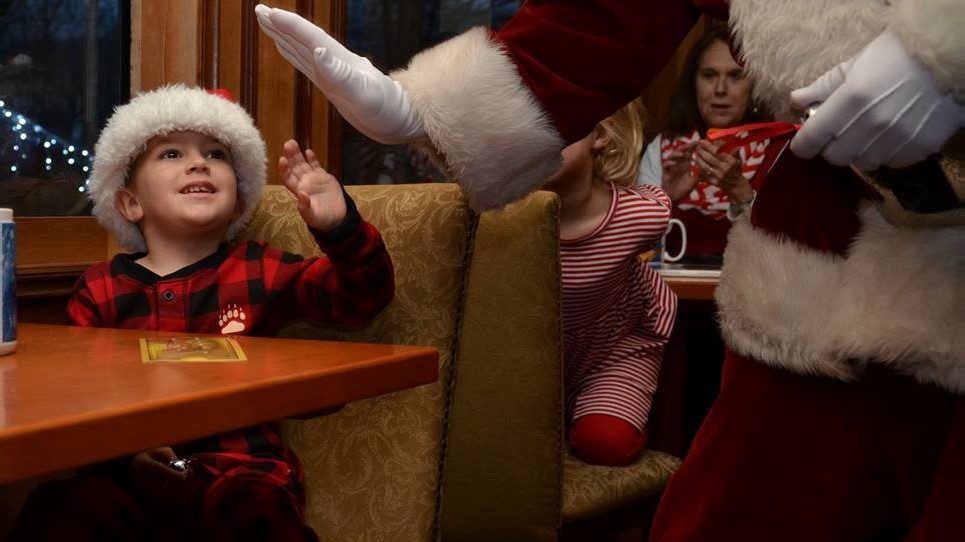 Meet Santa in the Smoky Mountains on the Polar Express