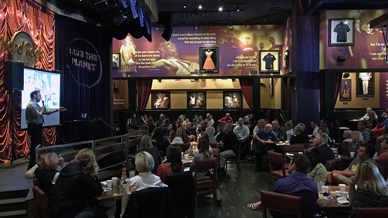 Hard Rock is a perfect restaurant for large groups in pigeon forge