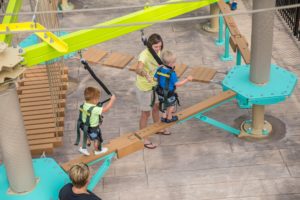 the sky tykes course is a great kids activities in pigeon forge