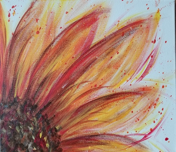 Brushes & Brew Sunflower Painting Class 
