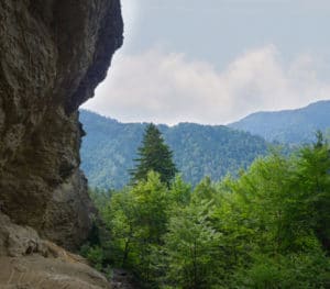 Alum Cave in the Great Smoky Mountains