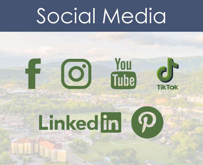 Pigeon Forge Chamber of Commerce Social Media Platforms